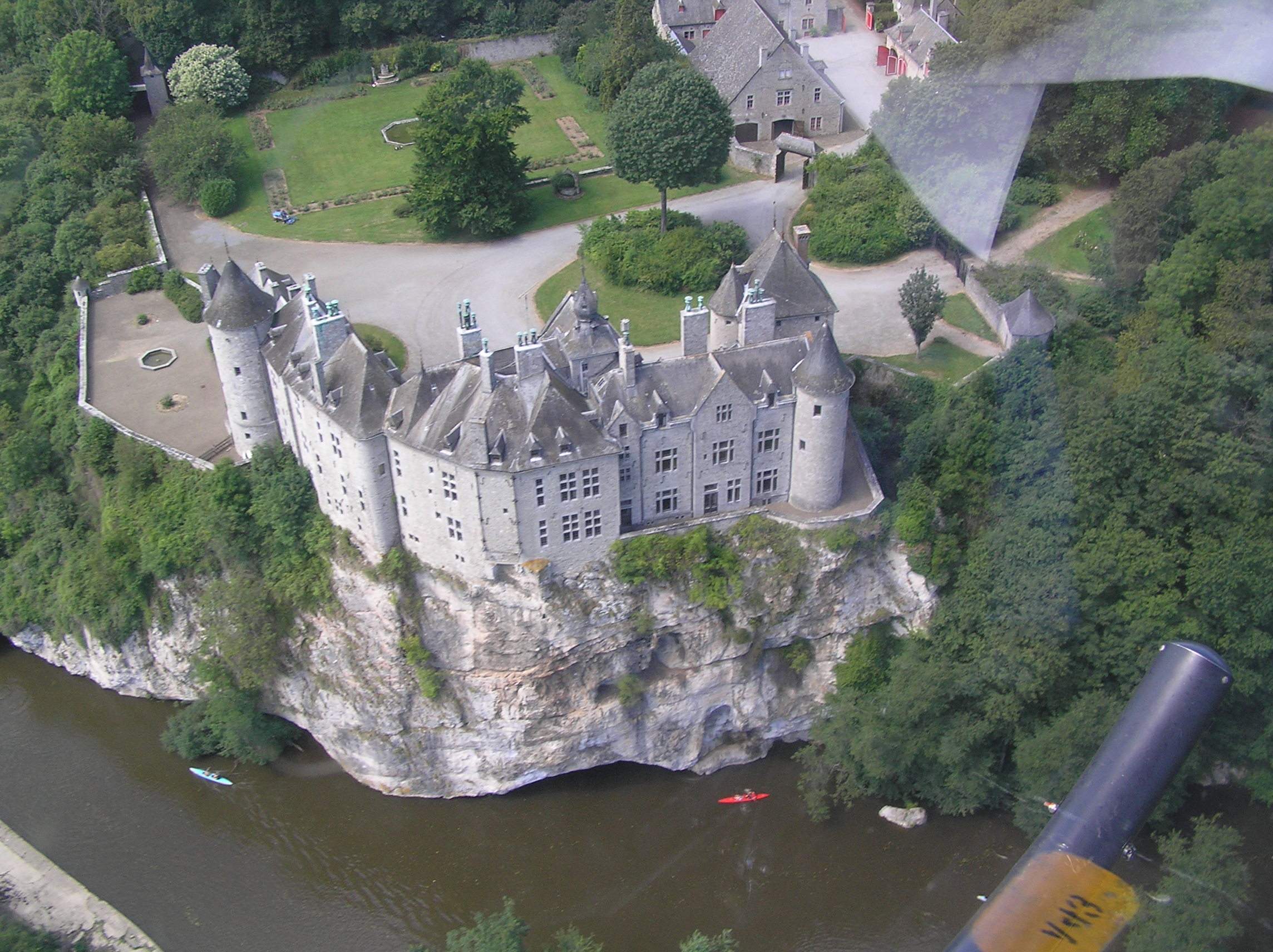 Chateaux Walzin, accessible for public, Walzin (Dinant), Belgium